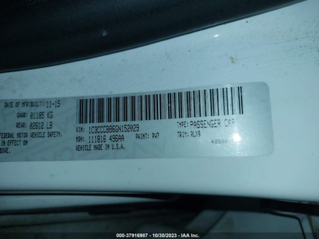 Photo 8 VIN: 1C3CCCBB6GN152029 - CHRYSLER 200 