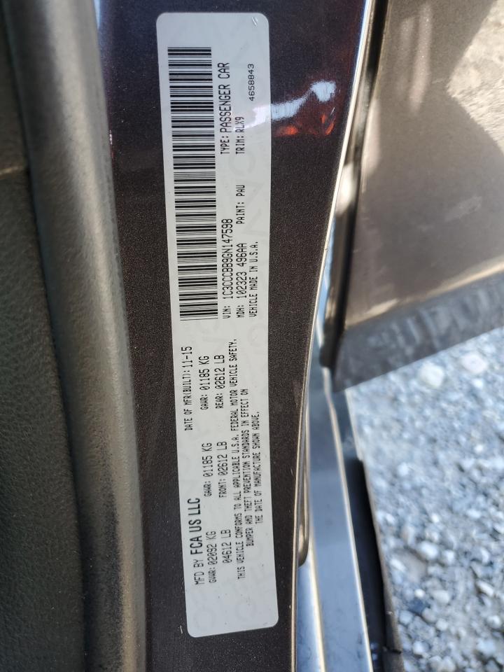 Photo 12 VIN: 1C3CCCBB9GN147598 - CHRYSLER 200 