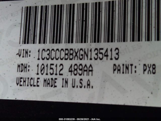 Photo 8 VIN: 1C3CCCBBXGN135413 - CHRYSLER 200 