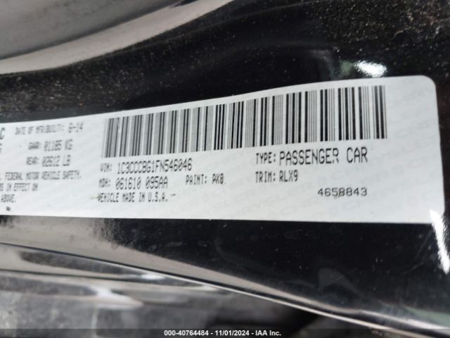 Photo 8 VIN: 1C3CCCBG1FN546046 - CHRYSLER 200 