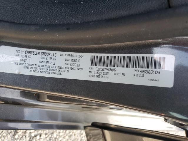 Photo 12 VIN: 1C3CCCBG7FN604807 - CHRYSLER 200 S 