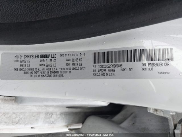 Photo 8 VIN: 1C3CCCCB2FN545409 - CHRYSLER 200 