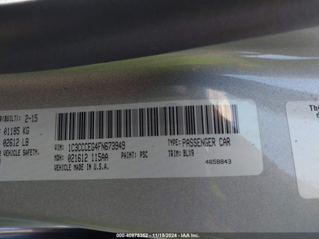 Photo 8 VIN: 1C3CCCEG4FN673949 - CHRYSLER 200 