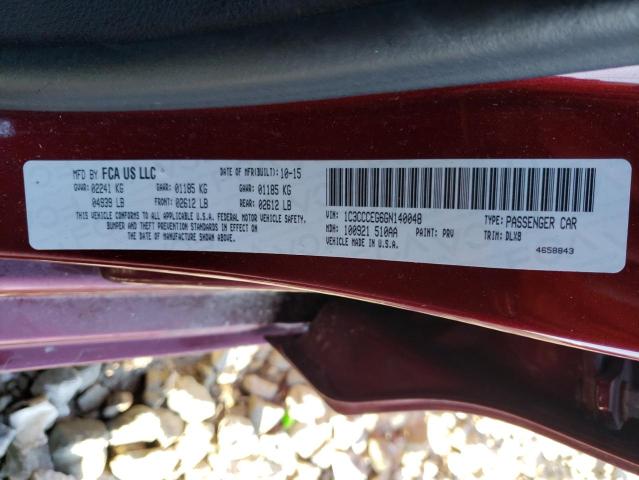 Photo 11 VIN: 1C3CCCEG6GN140048 - CHRYSLER 200 