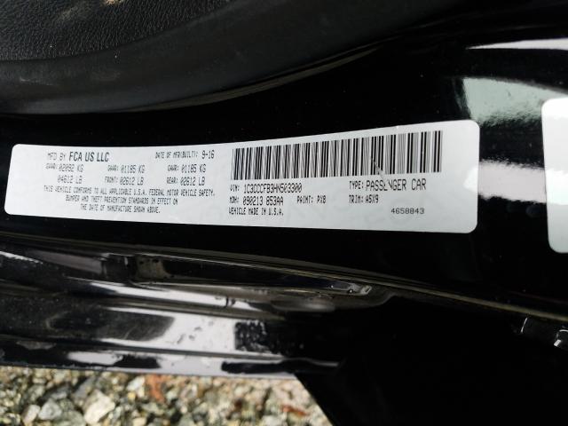 Photo 9 VIN: 1C3CCCFB3HN503300 - CHRYSLER 200 LX 