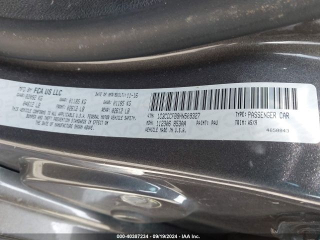 Photo 8 VIN: 1C3CCCFB9HN509327 - CHRYSLER 200 