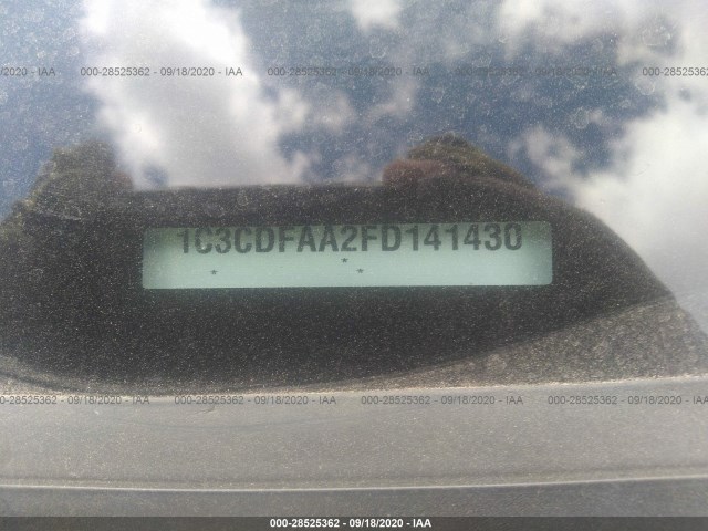 Photo 8 VIN: 1C3CDFAA2FD141430 - DODGE DART 