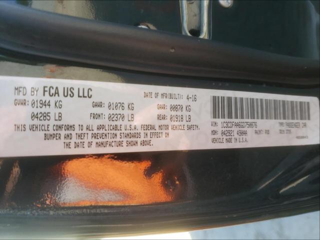 Photo 9 VIN: 1C3CDFAA6GD750876 - DODGE DART SE 