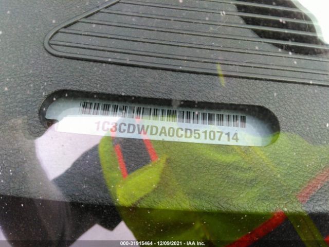 Photo 8 VIN: 1C3CDWDA0CD510714 - DODGE CALIBER 