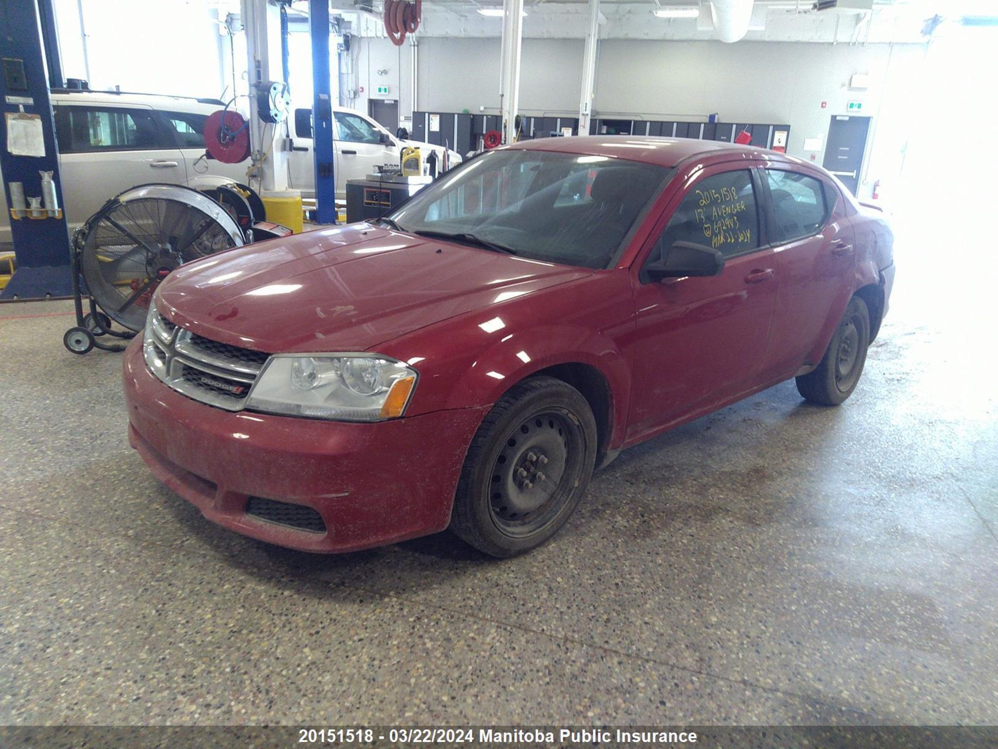 Photo 1 VIN: 1C3CDZAB0DN692943 - DODGE AVENGER 