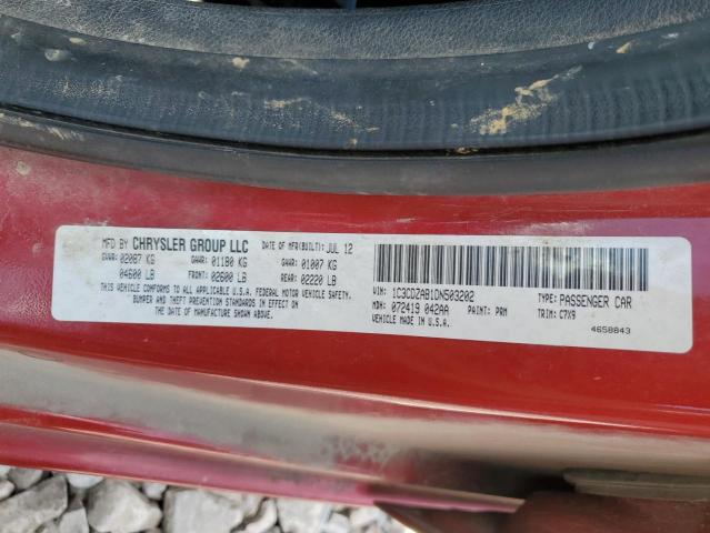 Photo 9 VIN: 1C3CDZAB1DN503202 - DODGE AVENGER SE 