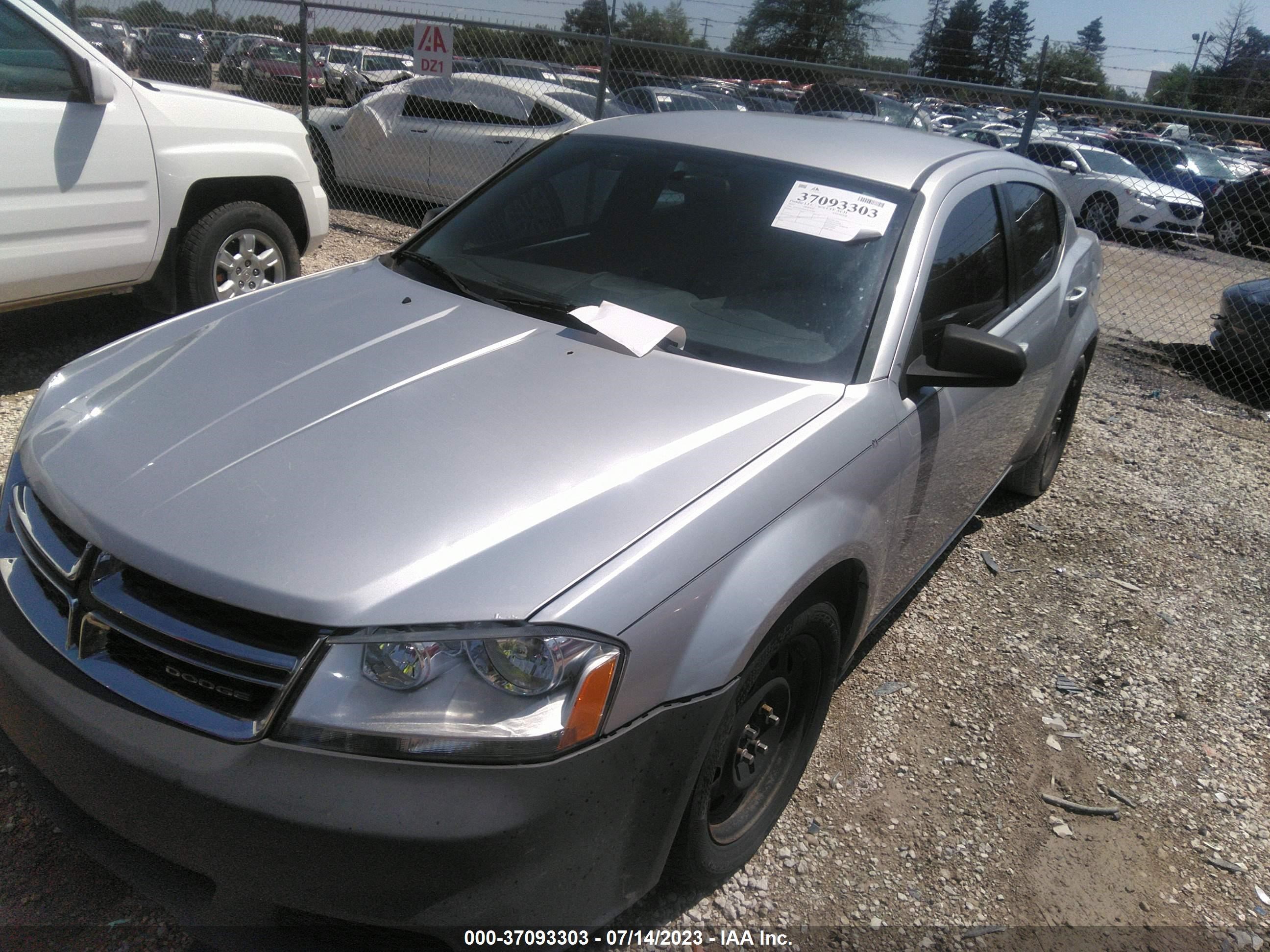 Photo 1 VIN: 1C3CDZAB2CN102904 - DODGE AVENGER 