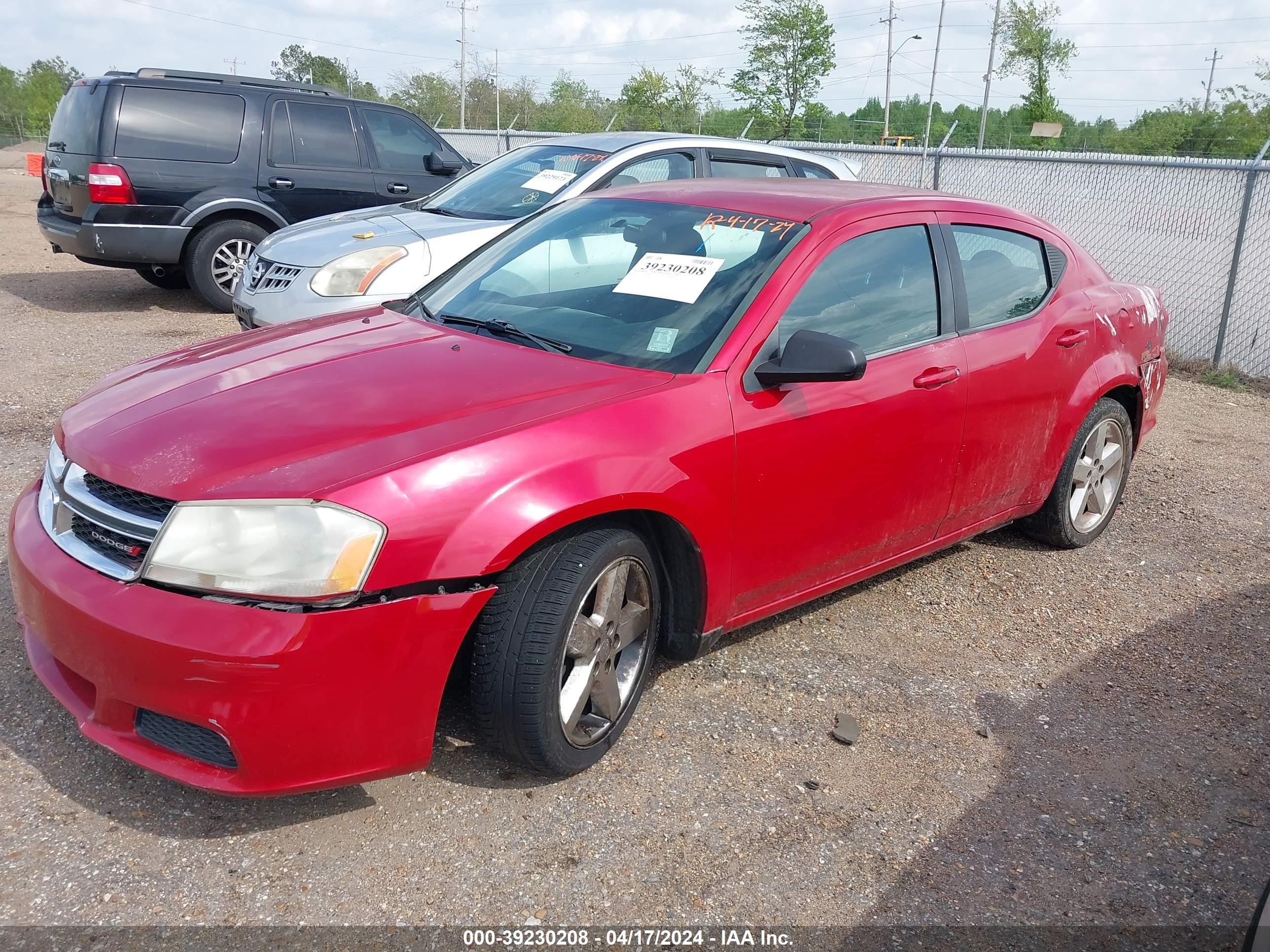 Photo 1 VIN: 1C3CDZAB2DN630587 - DODGE AVENGER 