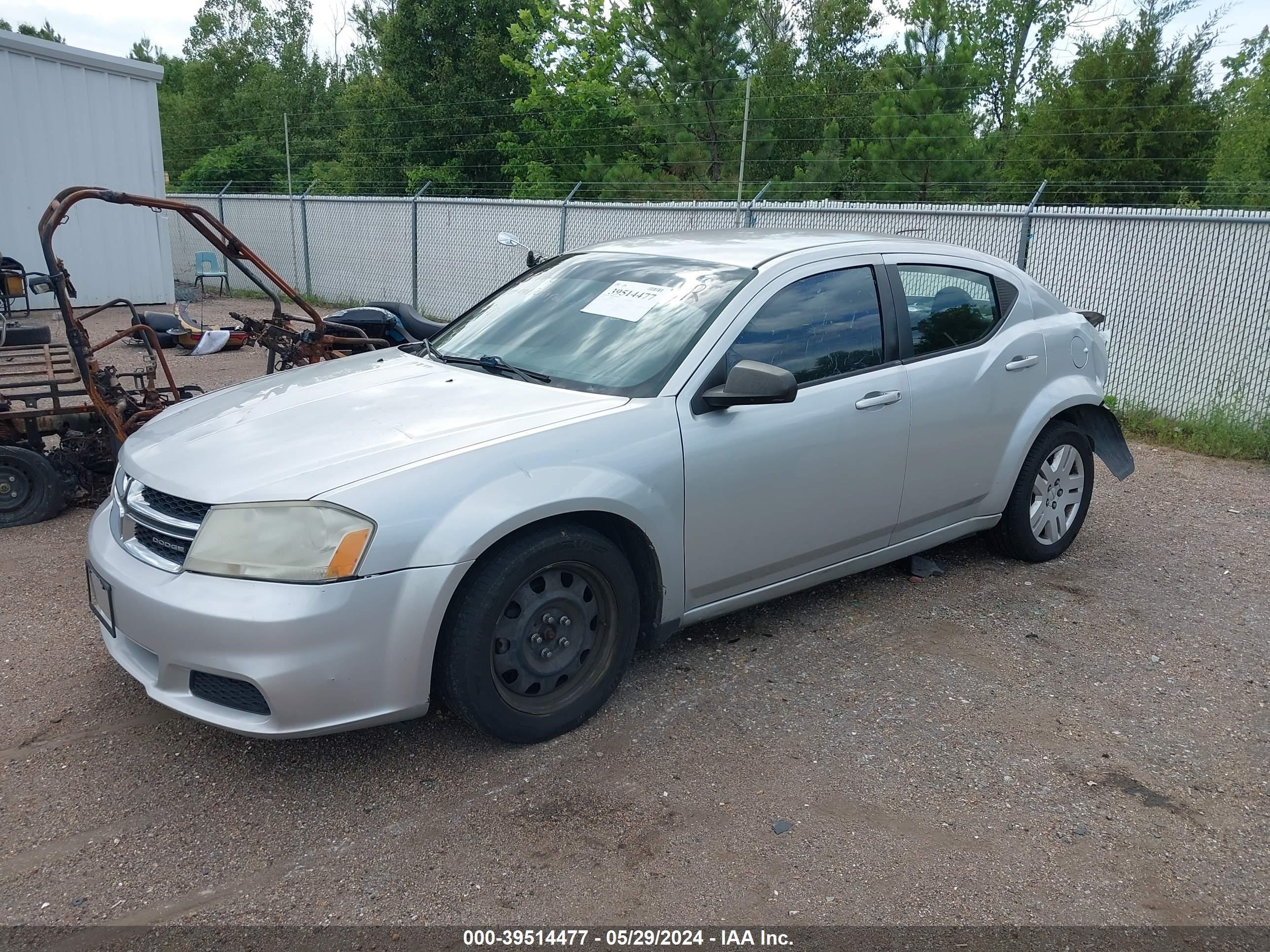 Photo 1 VIN: 1C3CDZAB8CN103328 - DODGE AVENGER 