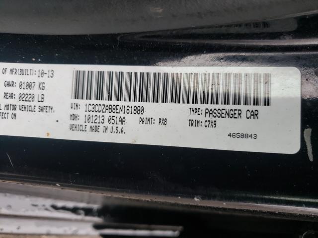 Photo 9 VIN: 1C3CDZAB8EN161880 - DODGE AVENGER SE 