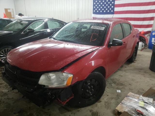 Photo 1 VIN: 1C3CDZAB9CN136144 - DODGE AVENGER SE 