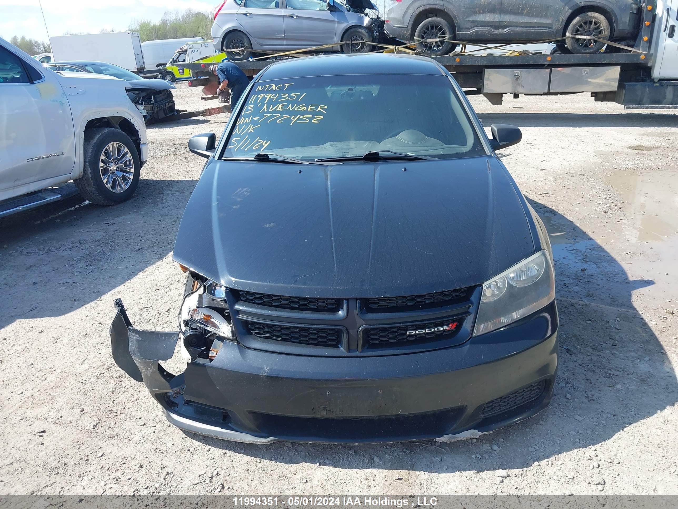 Photo 10 VIN: 1C3CDZAB9DN772452 - DODGE AVENGER 