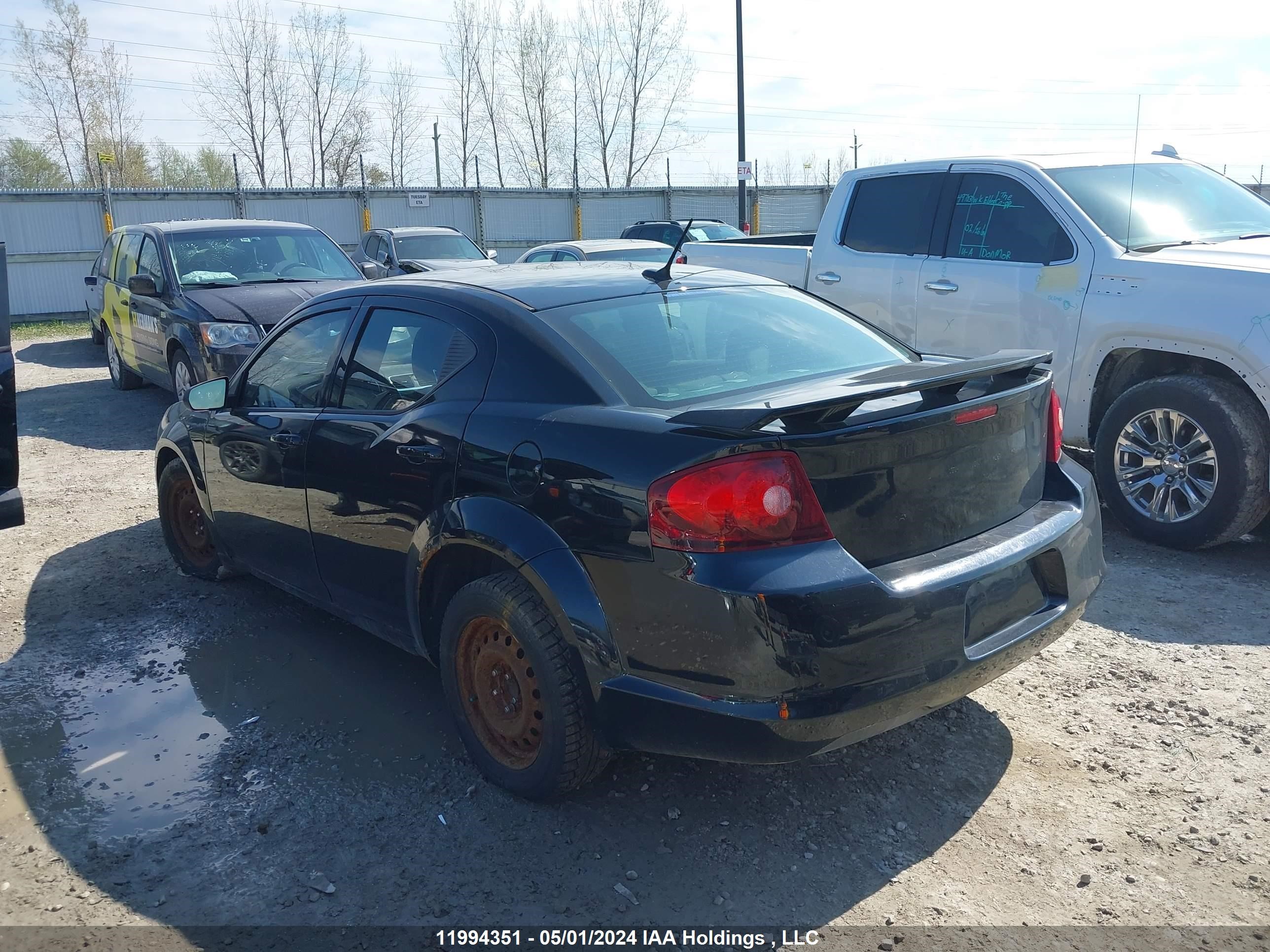 Photo 2 VIN: 1C3CDZAB9DN772452 - DODGE AVENGER 