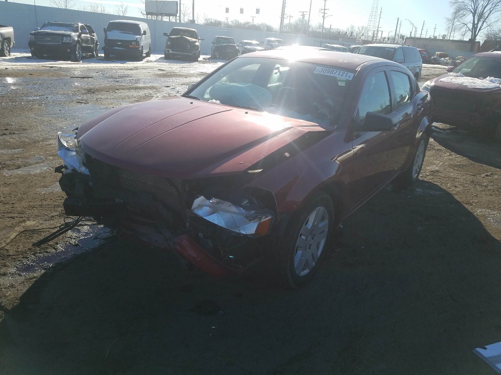 Photo 1 VIN: 1C3CDZAB9EN225456 - DODGE AVENGER SE 