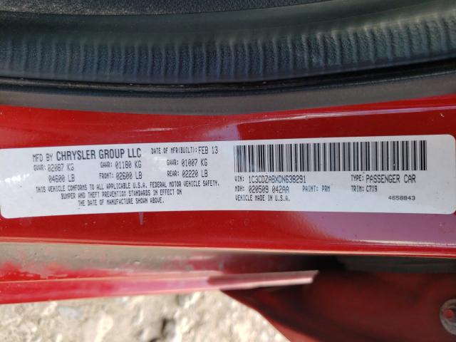 Photo 9 VIN: 1C3CDZABXDN638291 - DODGE AVENGER SE 