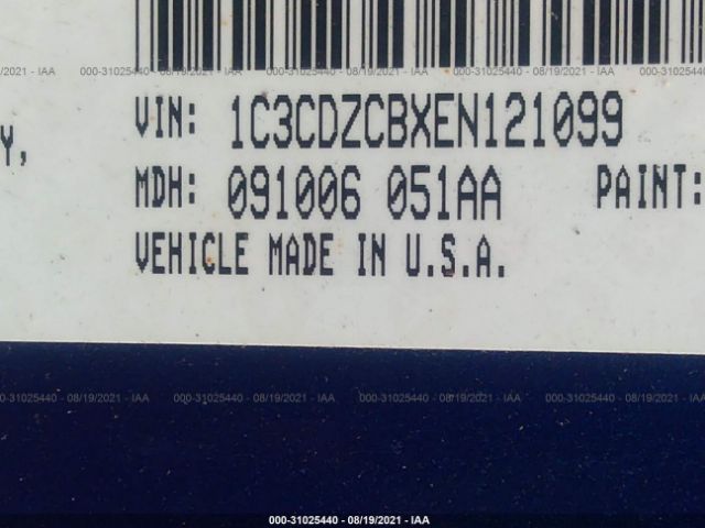 Photo 8 VIN: 1C3CDZCBXEN121099 - DODGE AVENGER 