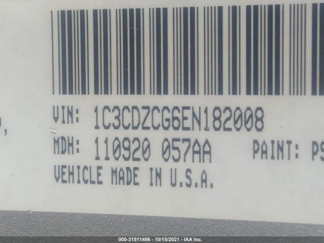 Photo 8 VIN: 1C3CDZCG6EN182008 - DODGE AVENGER 