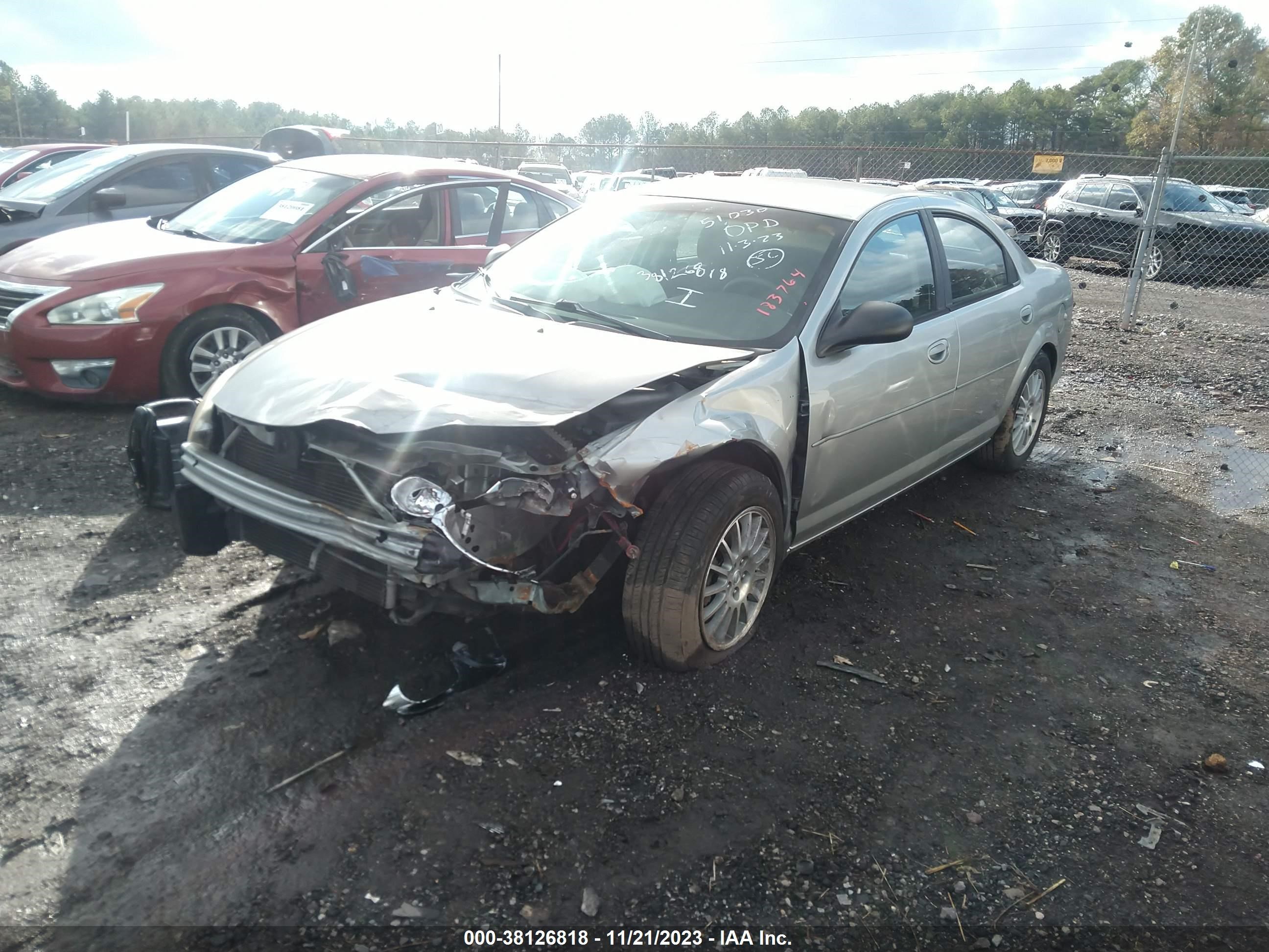 Photo 1 VIN: 1C3EL46X06N183764 - CHRYSLER SEBRING 