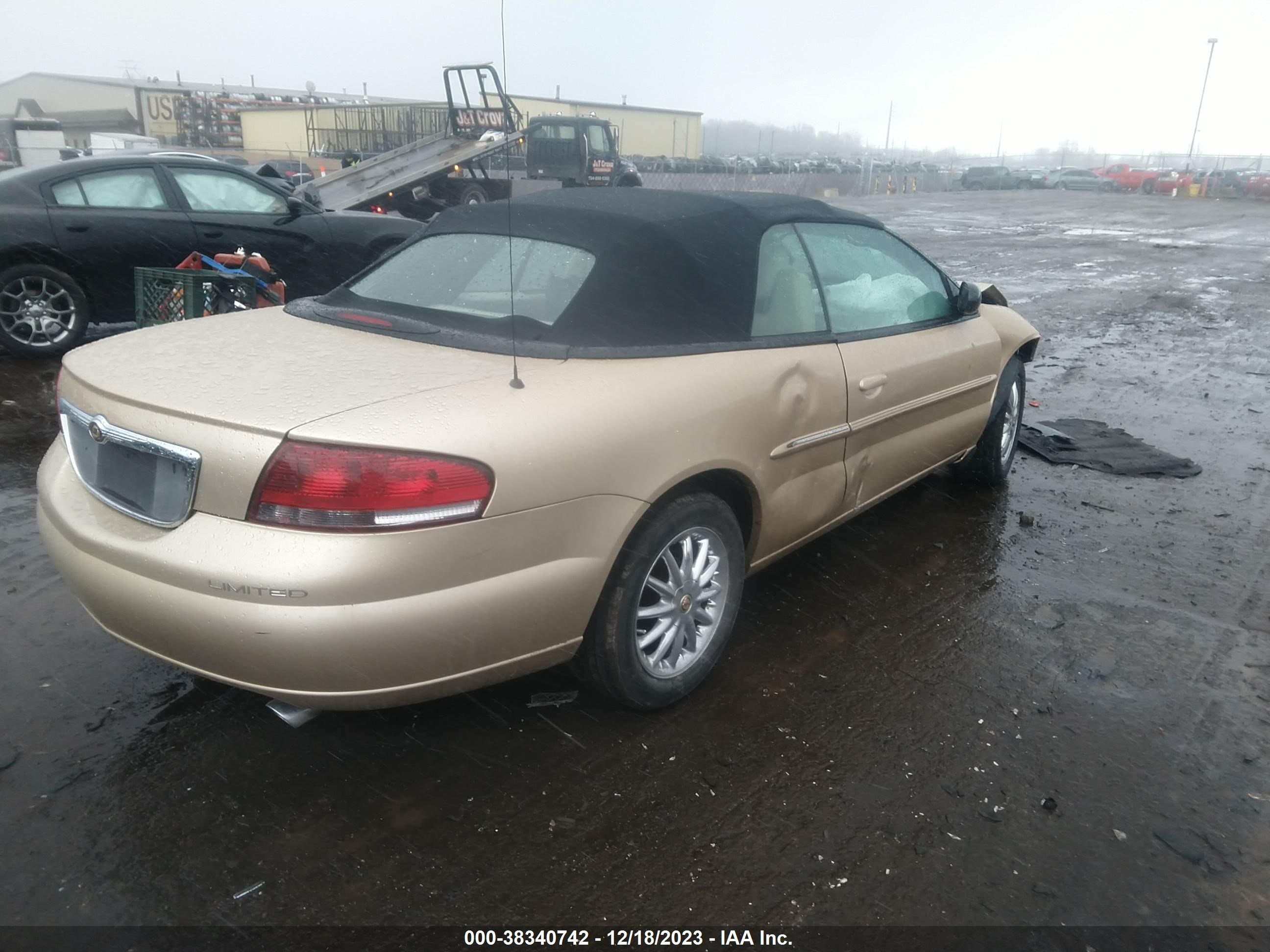 Photo 3 VIN: 1C3EL65U01N586283 - CHRYSLER SEBRING 