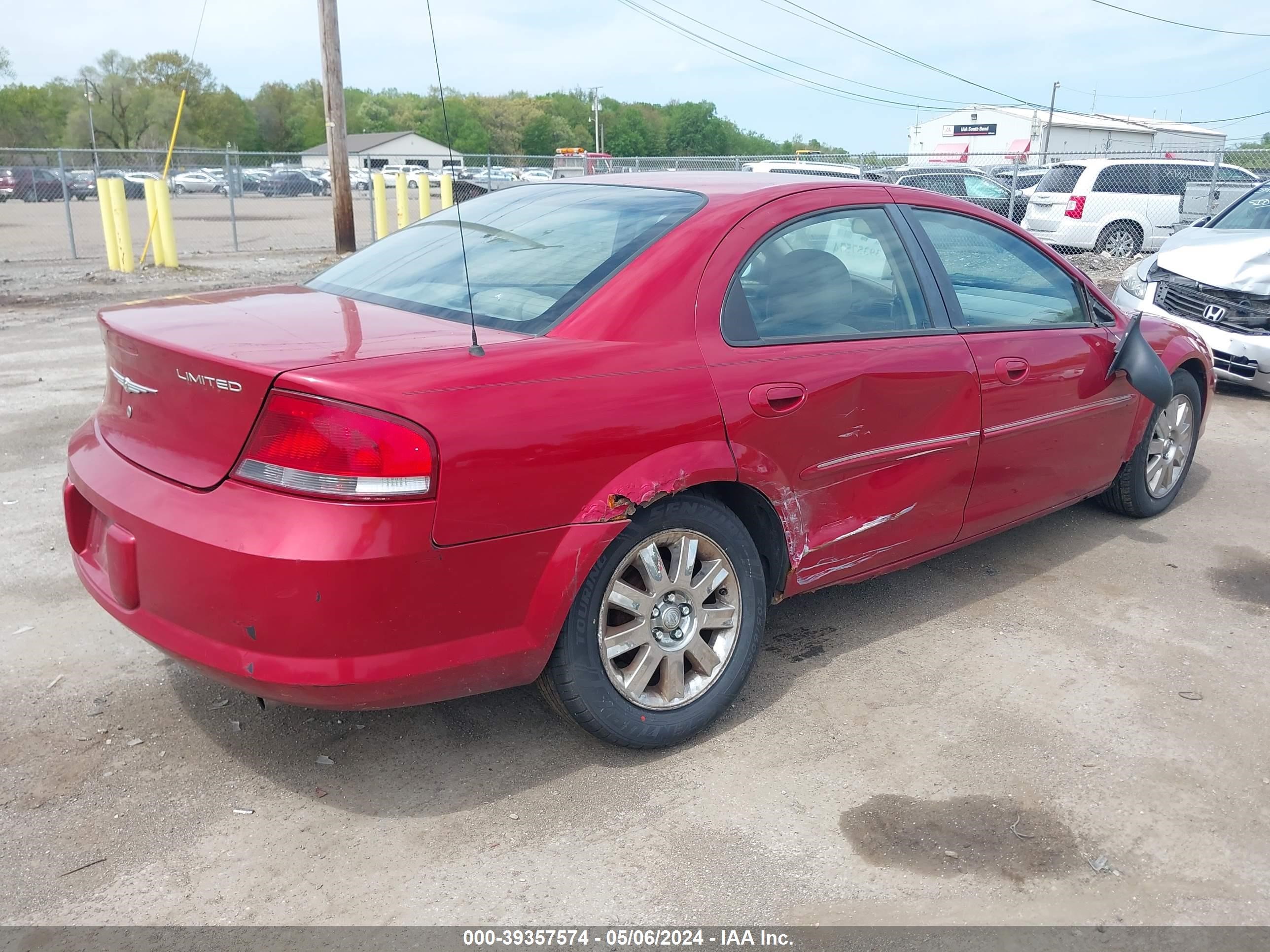 Photo 3 VIN: 1C3EL66R44N307139 - CHRYSLER SEBRING 