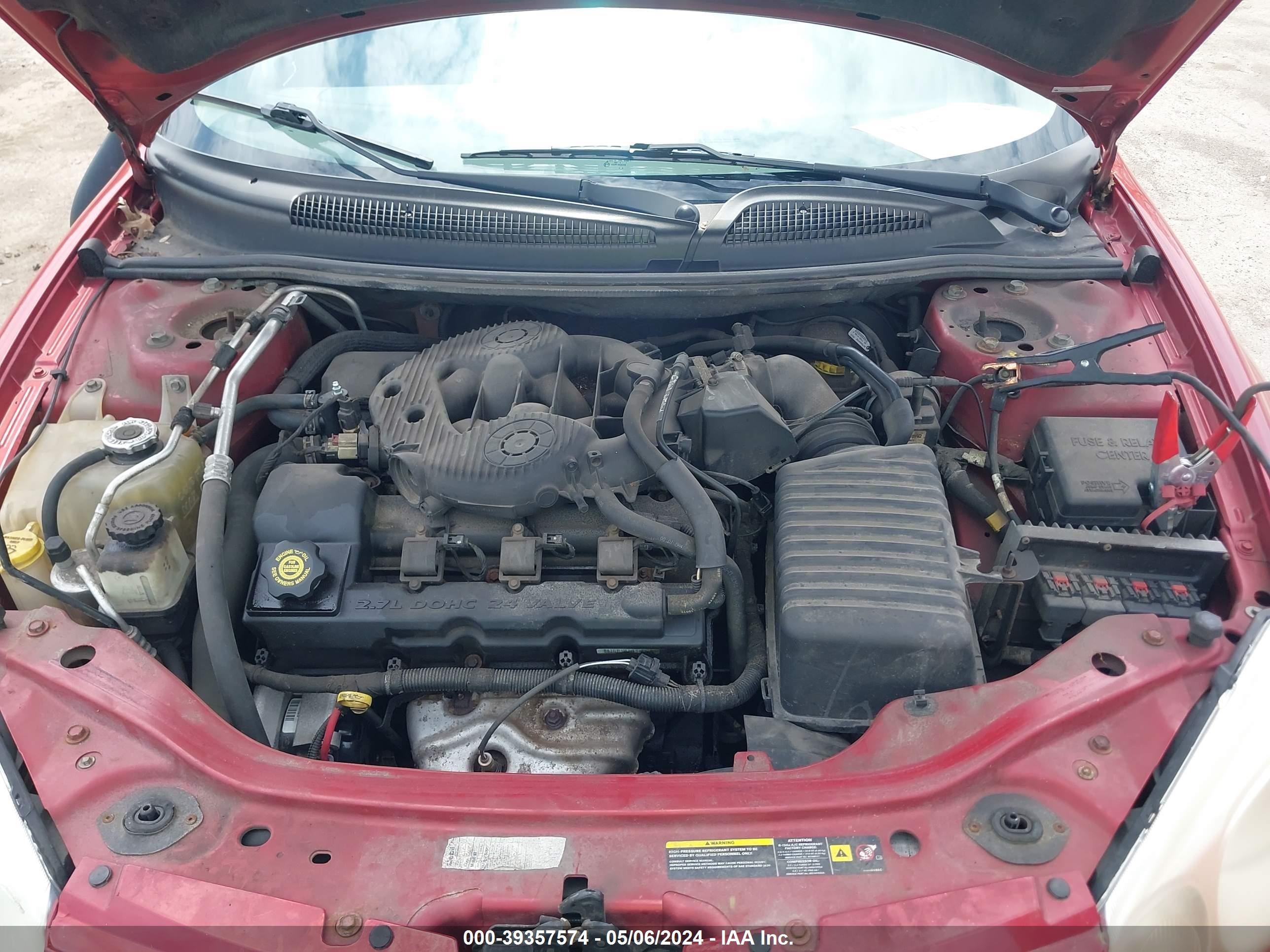 Photo 9 VIN: 1C3EL66R44N307139 - CHRYSLER SEBRING 