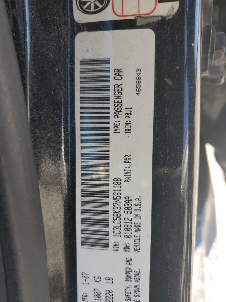 Photo 12 VIN: 1C3LC56K37N561188 - CHRYSLER SEBRING 