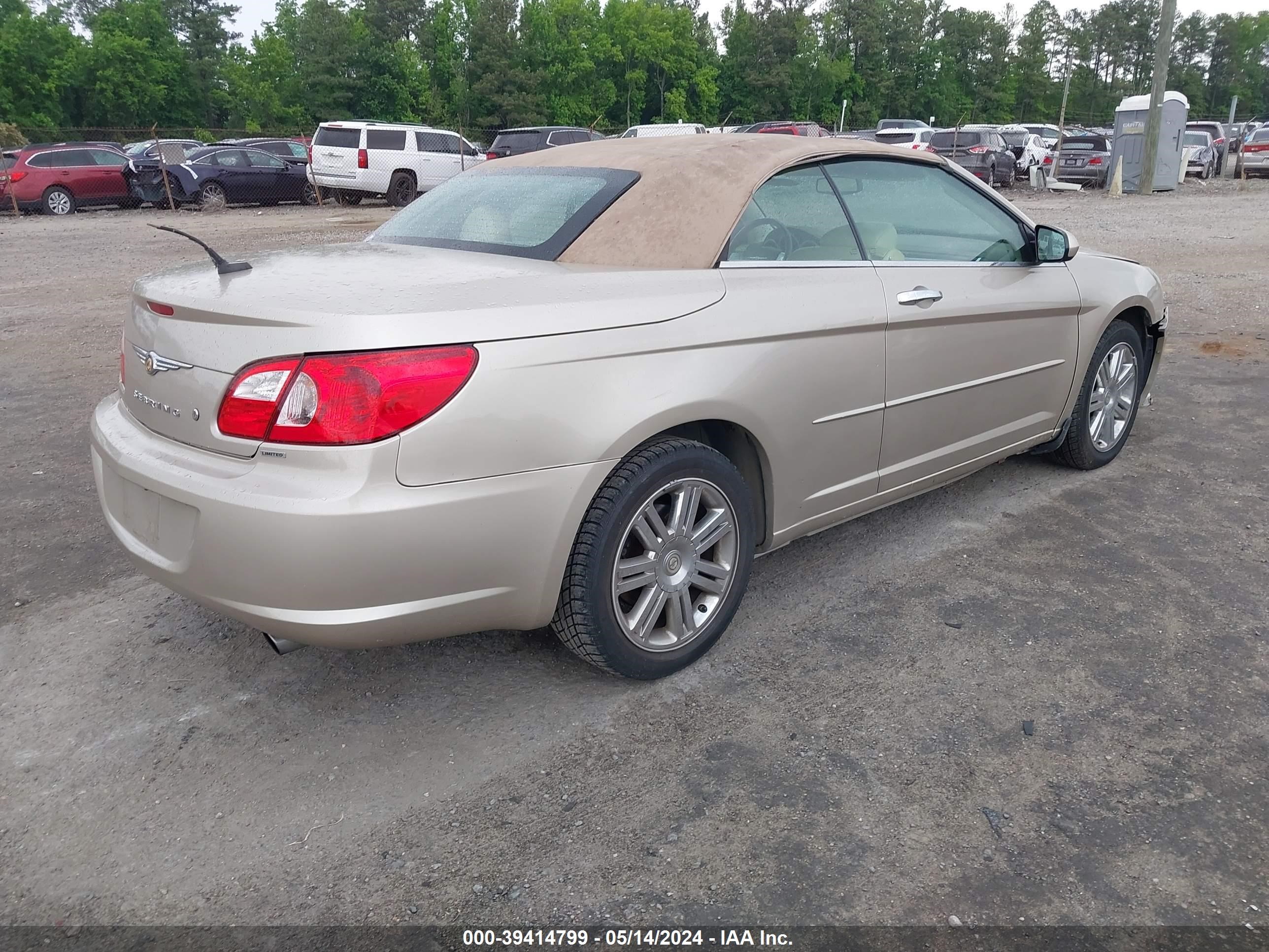 Photo 3 VIN: 1C3LC65M88N692899 - CHRYSLER SEBRING 