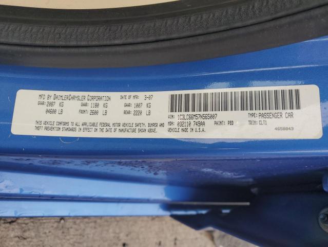 Photo 12 VIN: 1C3LC66M57N565007 - CHRYSLER SEBRING LI 