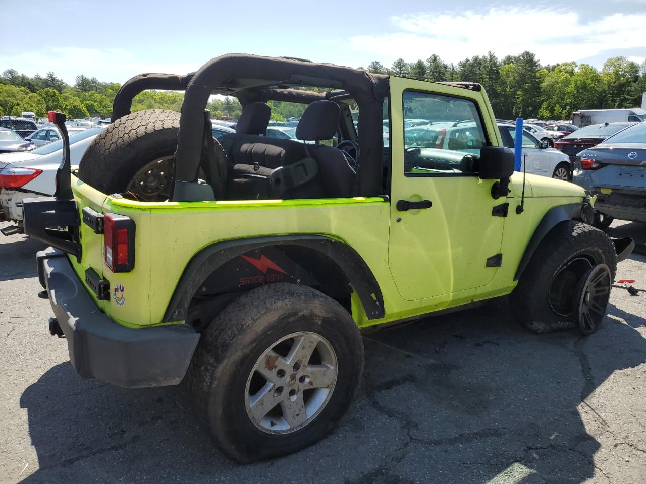 Photo 2 VIN: 1C4AJWAG7DL662730 - JEEP WRANGLER 