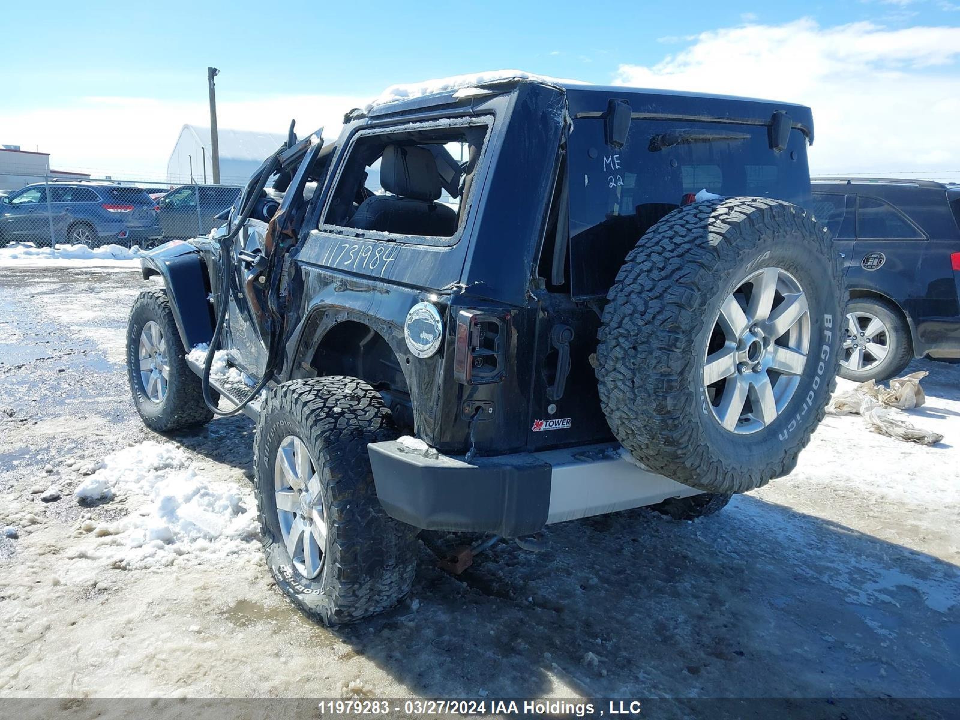 Photo 2 VIN: 1C4AJWBG0DL500341 - JEEP WRANGLER 