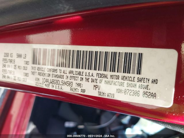 Photo 8 VIN: 1C4AJWBG9DL504503 - JEEP WRANGLER 