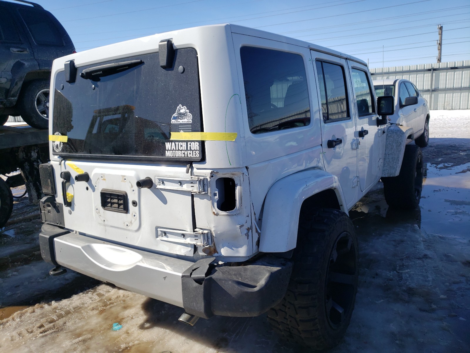 Photo 3 VIN: 1C4BJWEG0EL240606 - JEEP WRANGLER U 