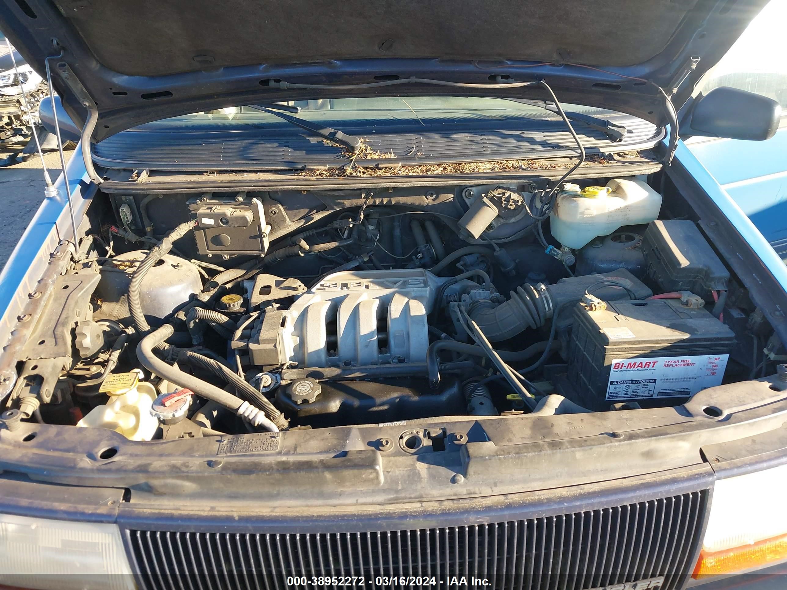 Photo 9 VIN: 1C4GH54LXSX545528 - CHRYSLER TOWN & COUNTRY 