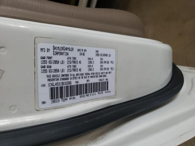 Photo 12 VIN: 1C4GJ45313B163366 - CHRYSLER VOYAGER LX 