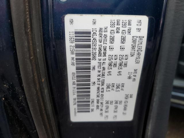 Photo 12 VIN: 1C4GJ45G91B126002 - CHRYSLER MINIVAN 