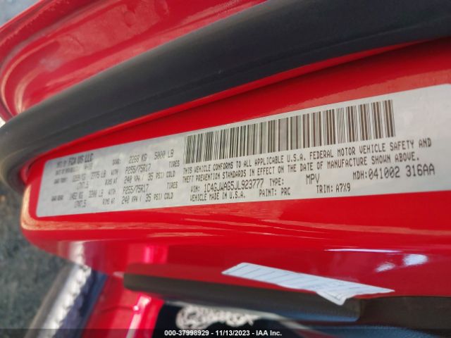 Photo 8 VIN: 1C4GJWAG5JL923777 - JEEP WRANGLER JK 