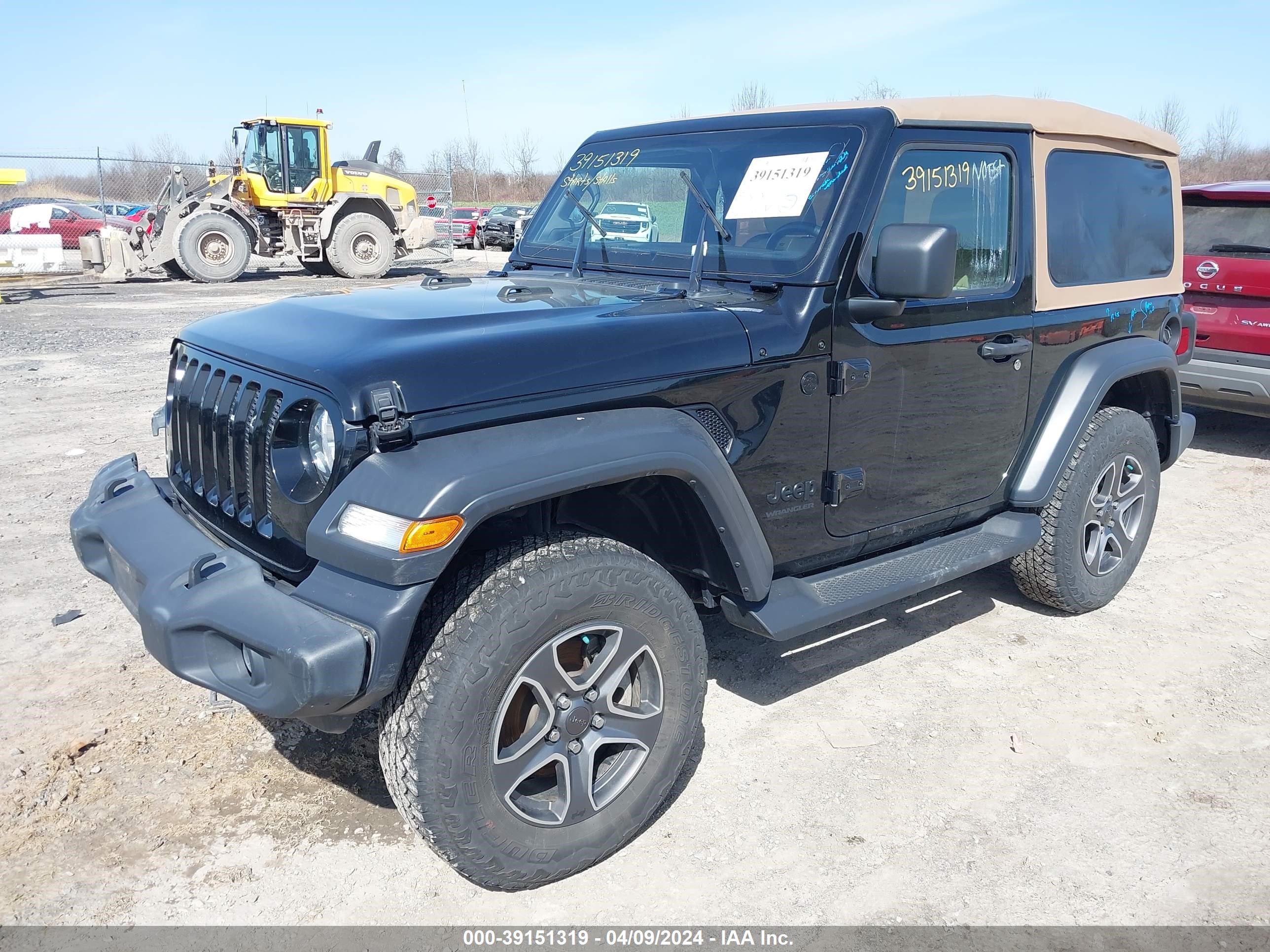 Photo 1 VIN: 1C4GJXAN0LW343584 - JEEP WRANGLER 