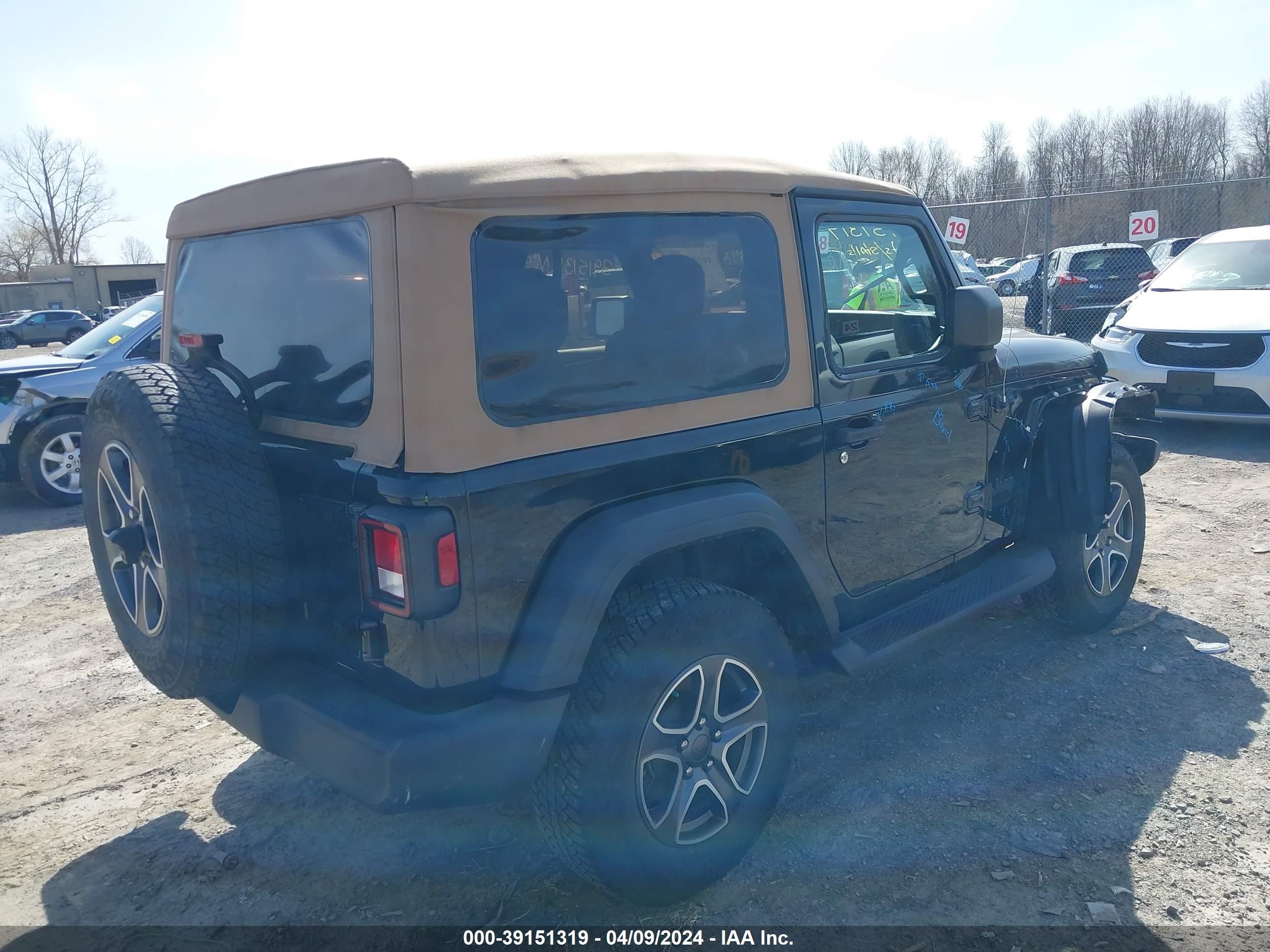 Photo 3 VIN: 1C4GJXAN0LW343584 - JEEP WRANGLER 