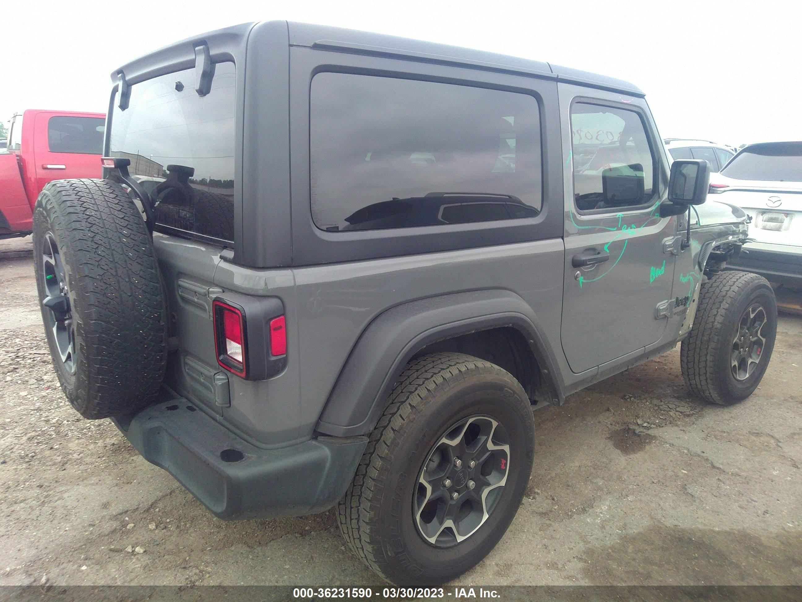 Photo 3 VIN: 1C4GJXAN2MW680145 - JEEP WRANGLER 