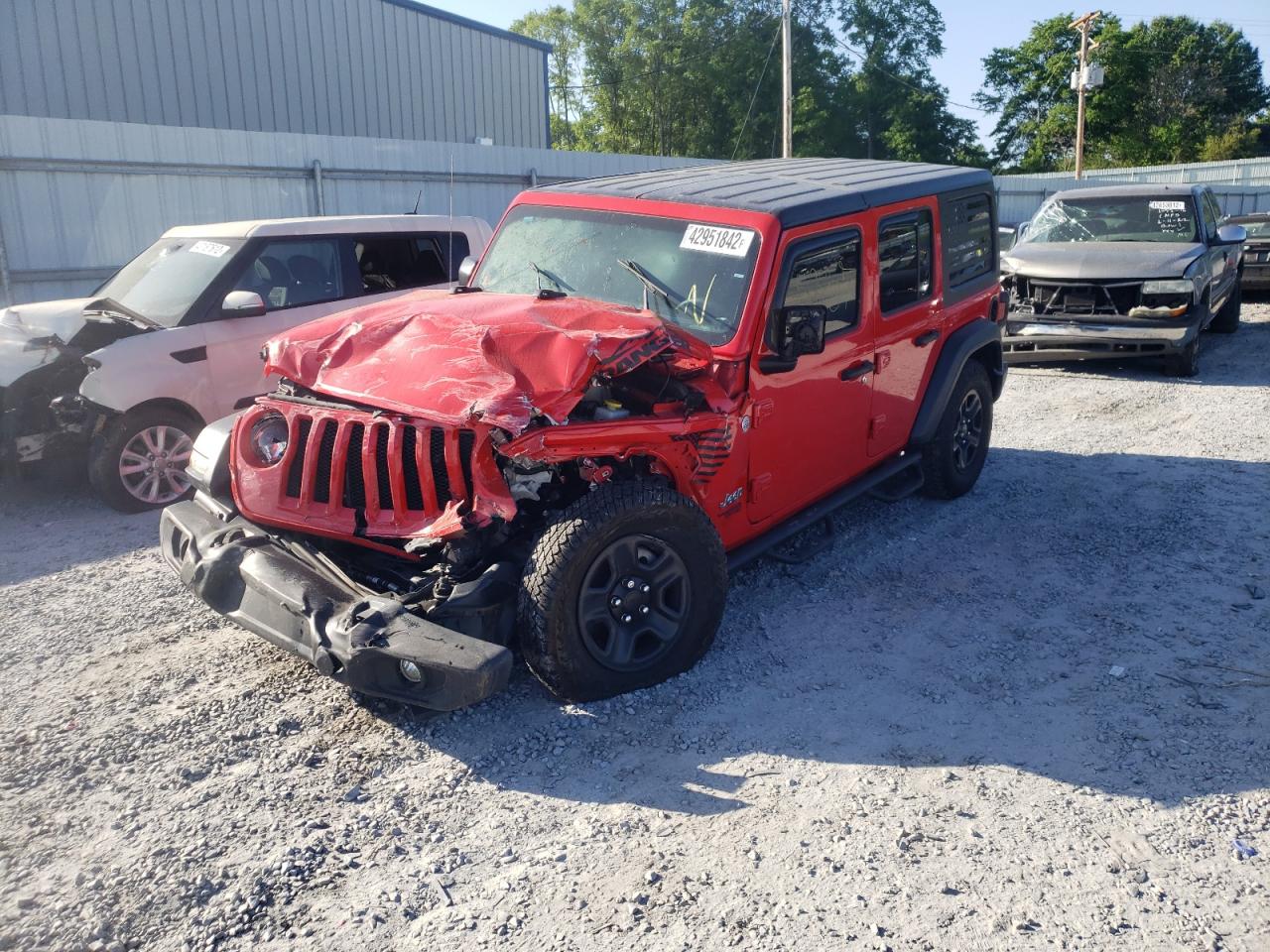 Photo 1 VIN: 1C4HJXDG0JW144078 - JEEP WRANGLER 