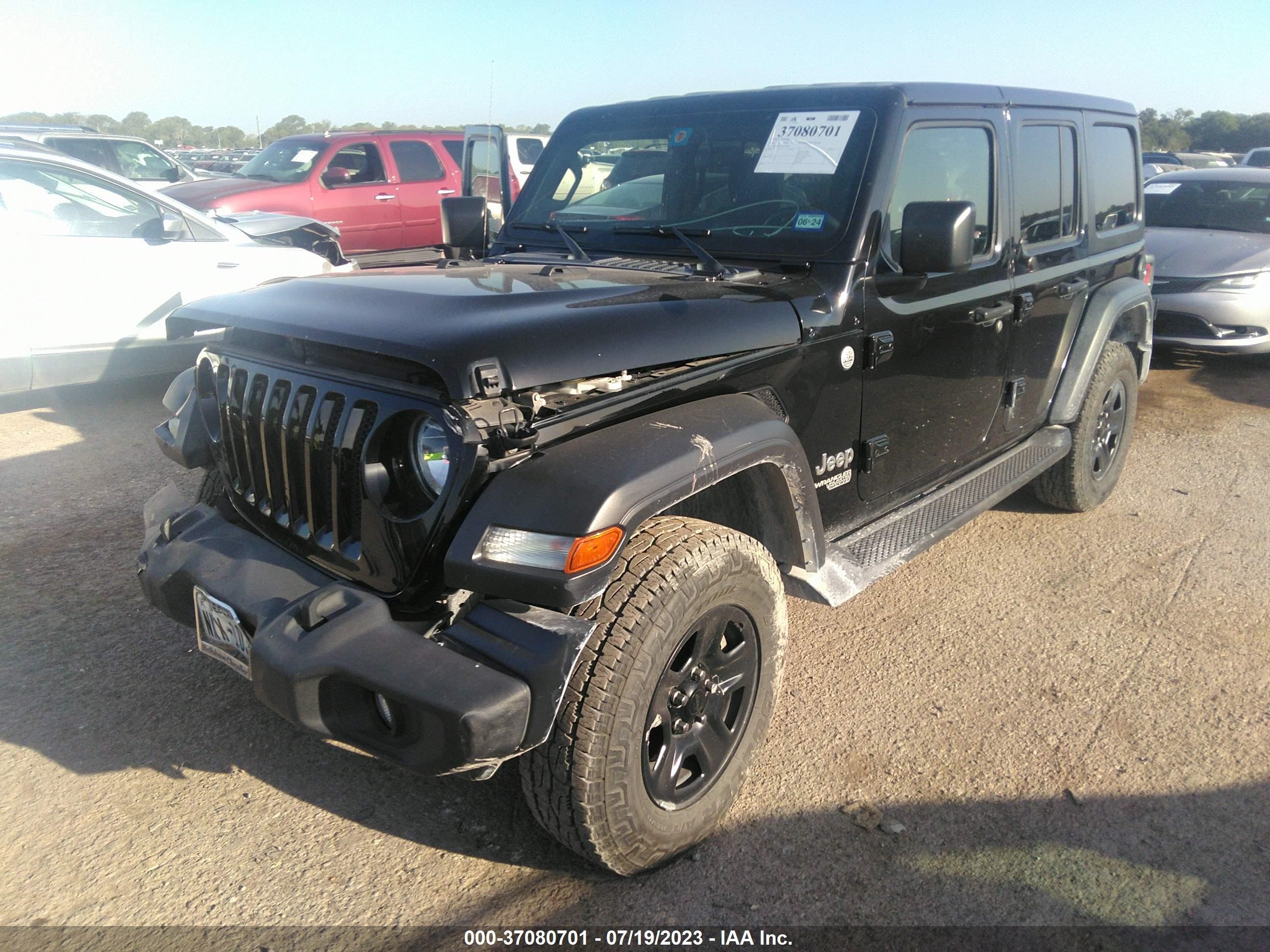 Photo 1 VIN: 1C4HJXDG2JW190396 - JEEP WRANGLER 