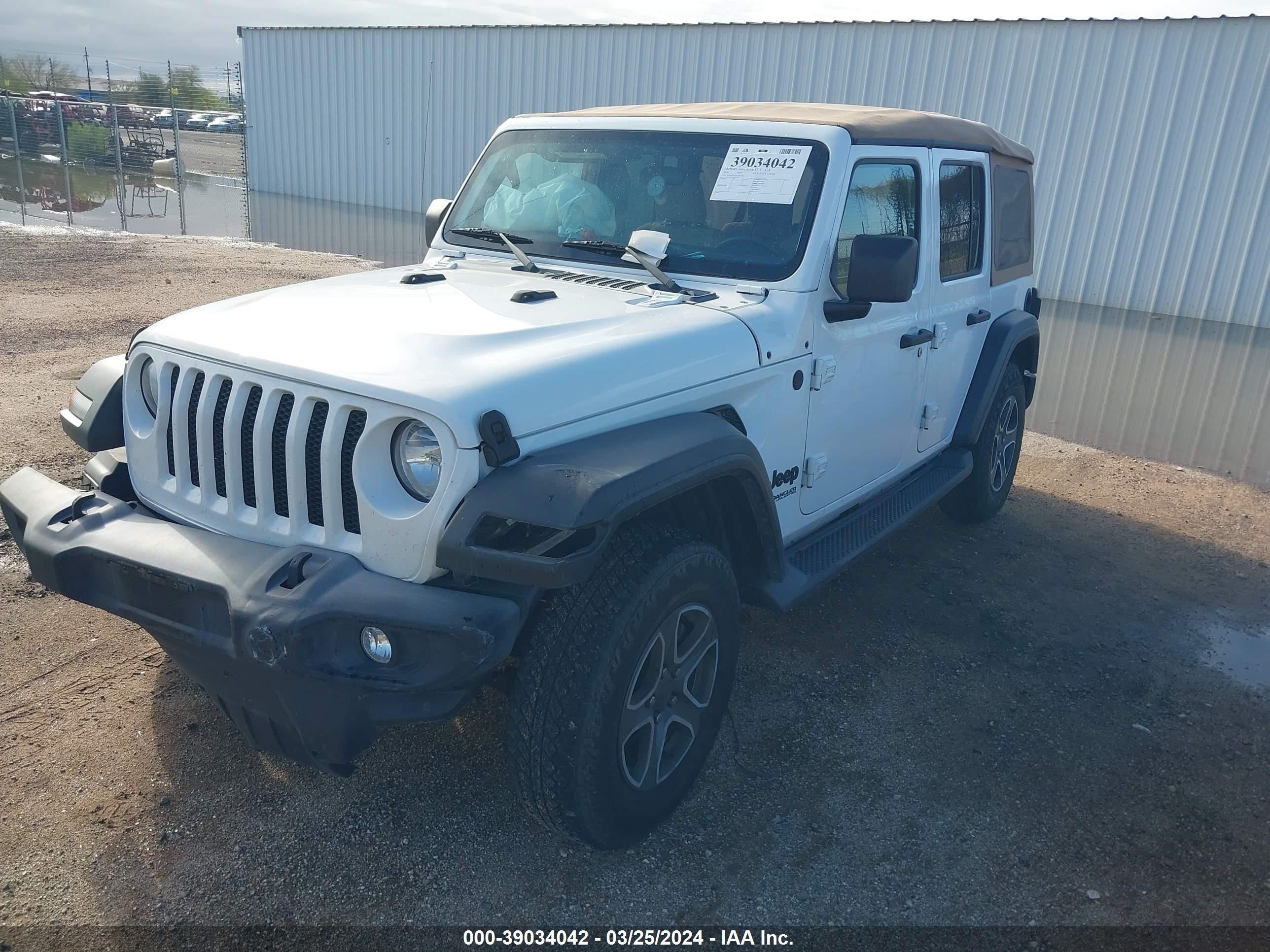 Photo 1 VIN: 1C4HJXDG3LW144711 - JEEP WRANGLER 