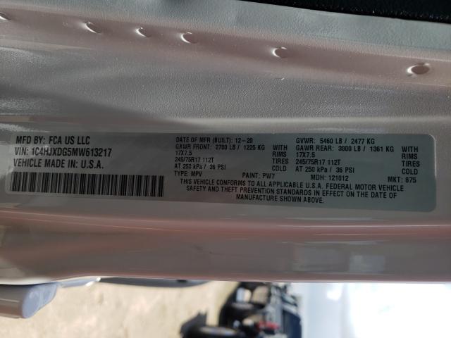 Photo 9 VIN: 1C4HJXDG5MW613217 - JEEP WRANGLER U 