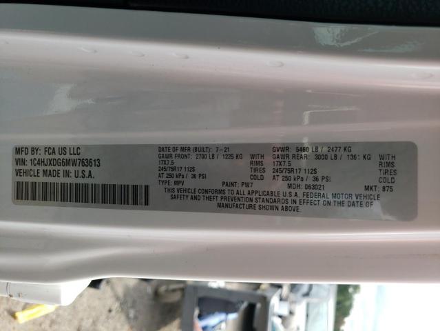 Photo 13 VIN: 1C4HJXDG6MW763613 - JEEP WRANGLER U 