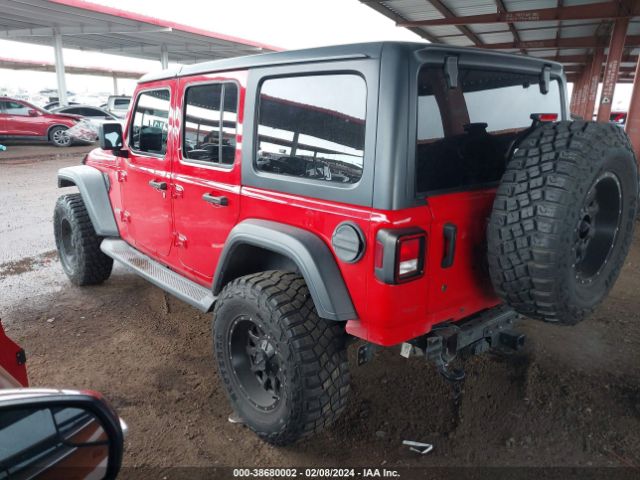 Photo 2 VIN: 1C4HJXDG8JW147942 - JEEP WRANGLER UNLIMITED 